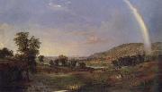 Robert S.Duncanson Landscape with Rainbow china oil painting artist